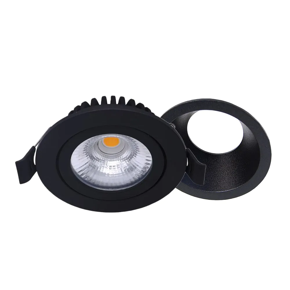 Black Recessed spotslights