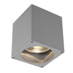 SLV Big Theo Ceiling Spot Aluminium Grey | Outdoor - IP44 - Suitable for 1x GU10 Max. 75W - Dimmable