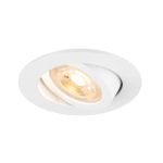 SLV New Tria 68 Spot Aluminium White Round | Cutout 68mm - Suitable for 1x GU10 