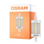 Osram LED R7s 78mm Clear 7.3W 806lm - 827 Extra Warm White | Replaces 60W