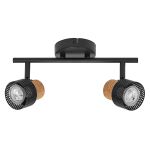 Ledvance LED Decor Spot Cork Steel Black 6W 460lm - 827 Extra Warm White | Dimmable