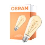 Osram Vintage 1906 LED E27 Edison Filament Gold 4.9W 470lm - 922 Extra Warm White | Best Colour Rendering - Dimmable - Replaces 40W