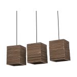 Ledvance Decor Cardboard Square Brown | Suitable for 3X E27