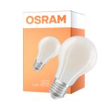 Osram Classic LED E27 Pear Filament Frosted 7.2W 1521lm Ultra Efficiency - 840 Cool White | Replaces 100W
