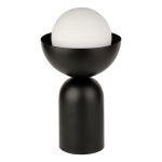 Ledvance Decor Bowl Table Lamp Black | 200mm - Suitable for E14