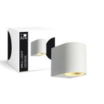 D'Lite Wall Light Vossem White| IP54 - Suitable For 1x GU10 