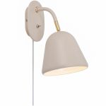 Nordlux Fleur 15 Wall Light Metal Beige | Suitable for E14