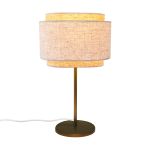 DFTP by Nordlux Takai Table Lamp Beige | Suitable for E27
