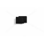 Emibig Wall Light Frost Steel Black | Suitable for 1x G9 - Max 8W