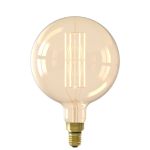 Calex XXL Mega High Lumen Gold Globe LED E27 G125 Filament 10.5W 1100lm- 821 Extra Warm White | Dimmable