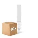 Multipack 10x Noxion Lucent PL-S LED 4.3W - 840 Cool White | 2-Pin - Replaces 9W