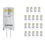 Multipack 20x Ledvance  Performance LED Capsule G4 Clear 0.9W 100lm - 827 Extra Warm White | Replaces 10W