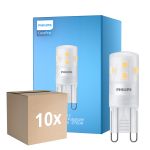 Multipack 10x Philips CorePro LED Capsule G9 Frosted 1.9W 220lm - 827 Extra Warm White | Replaces 25W