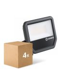 Multipack 4x Ledvance LED Floodlight Aluminium Black 41W/27W 4000lm/6000lm 100D - 840 Cool White | IP66 - Symmetrical