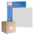Multipack 4x Philips LED Panel CoreLine RC132V 26W 3600lm - 840 Cool White | 60x60cm - UGR <19