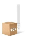 Multipack 10x Noxion Lucent PL-S LED  6W - 827 Extra Warm White | 2-Pin - Replaces 11W