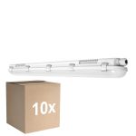Multipack 10x Ledvance LED Waterproof Batten Damp Proof 32W 4000lm - 830 Warm White | 120cm 