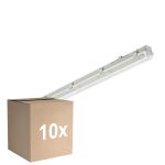 Multipack 10x Philips LED Waterproof Batten WT050C | Suitable for 1x150cm LED Tube
