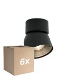 Multipack 6x Nordlux Pitcher Spot Metal Black | Suitable for GU10