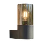 Eglo Wall Light Cropani Black | IP54 - Suitable for 1x E27