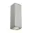 SLV Theo Up/Down Wall Light Aluminium Grey | IP44 - Outdoor - Suitable for 2x GU10 Max. 35W - Dimmable