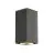SLV Big Theo Up/Down Wall Light Aluminium Anthracite | IP44 - Outdoor - Suitable for 2x GU10 Max. 75W - Dimmable