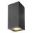 SLV Big Theo Wall Light Aluminium Anthracite 42W 4000lm - 830 Warm White | Outdoor - IP44