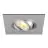 SLV New Tria 75 XL Spot Aluminium Grey Square | Cutout 75mm - Suitable for 1x GU10 