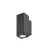 SLV Theo Pro S Up/Down Wall Light Aluminium Anthracite 12W 1400lm - 827 Extra Warm White | Outdoor - IP65