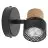 Ledvance LED Decor Spot Cork Steel Black 3W 230lm - 827 Extra Warm White | Dimmable