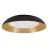 Ledvance LED Ceiling Orbis Alva Black and Wood 36W 1600lm - 830 Warm White | Touch Dimmable