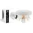D'Lite Ceiling Light Beitem Frosted White FSC Wood | Suitable For 3x GU10
