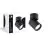 D'Lite Ceiling Spot Clio Black Tiltable| Suitable for 1x GU10