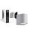 D'Lite Wall Light Vossem Silver| IP54 - Suitable for 1x GU10