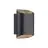 Nordlux Nico 22 Wall Light Black IP54 | Suitable for 4x GU10