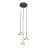 Emibig Pendant Elit Steel Gold | Suitable for 3x GX53 - Max 10W