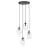 Emibig Pendant Astral Steel Black | Suitable for 4x E14 - Max 10W