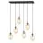 Emibig Pendant Astral Steel Black | Suitable for 6x E14 - Max 10W