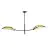Emibig Ceiling Light Lotus Steel Black | Suitable for 2x E14 - Max 10W