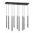 Emibig Pendant Selter Steel Black | Suitable for 9x G9 - Max 8W