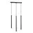 Emibig Pendant Selter Steel Black | Suitable for 3x G9 - Max 8W