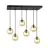 Emibig Pendant Cosmo Steel Black | Suitable for 6x E14 - Max 10W