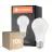 Multipack 10x Ledvance  Classic LED E27 Pear Frosted 8.5W 806lm - 827 Extra Warm White | Replaces 60W
