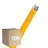 Multipack 10x Ledvance LED Tube T8 Superior (EM/Mains) High Output 18W 2000lm - Yellow | 120cm - Replaces 36W