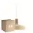 Multipack 6x Nordlux Elvas Marble Pendant Metal Beige | Suitable for 1x E27