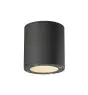 SLV Sitra Ceiling Light Aluminium Grey Round | Outdoor - IP44 - Suitable for 1x GX53 