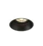 SLV Horn-T Spot Steel Black Round | Cutout 180mm - Suitable for 1x GU10 (AR111) 
