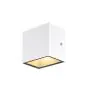 SLV Sitra Cube Wall Light Aluminium White 11W 1270lm - 840 Cool White | Outdoor - IP65