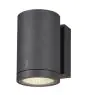 SLV Enola M Wall Light Aluminium Grey Round 11W 980lm - 940 Cool White | Outdoor - IP65 - Best Colour Rendering