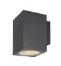 SLV Enola L Wall Light Aluminium Grey Square 36W 3700lm - 930-940 CCT | Outdoor - IP65 - Best Colour Rendering